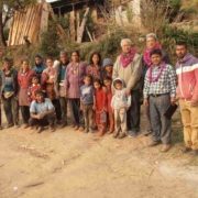 17505008_1249442131820401_376714920585754275_o Rotarians with local families and children during a village field visit