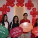 Participants holding heart-health awareness messages at the World Heart Day programme