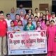 Health team and Rotary participants at the Hetauda heart-screening camp